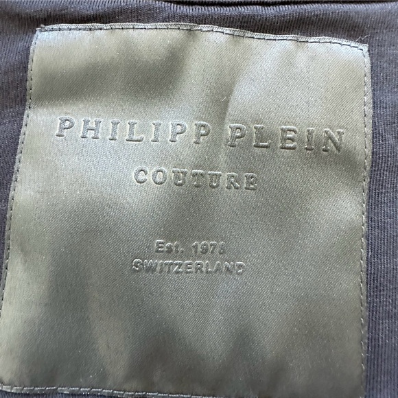 NEW!!! Philipp Plein women T-shirt with crystals size L Authentic Retail 650$ - Picture 4 of 11